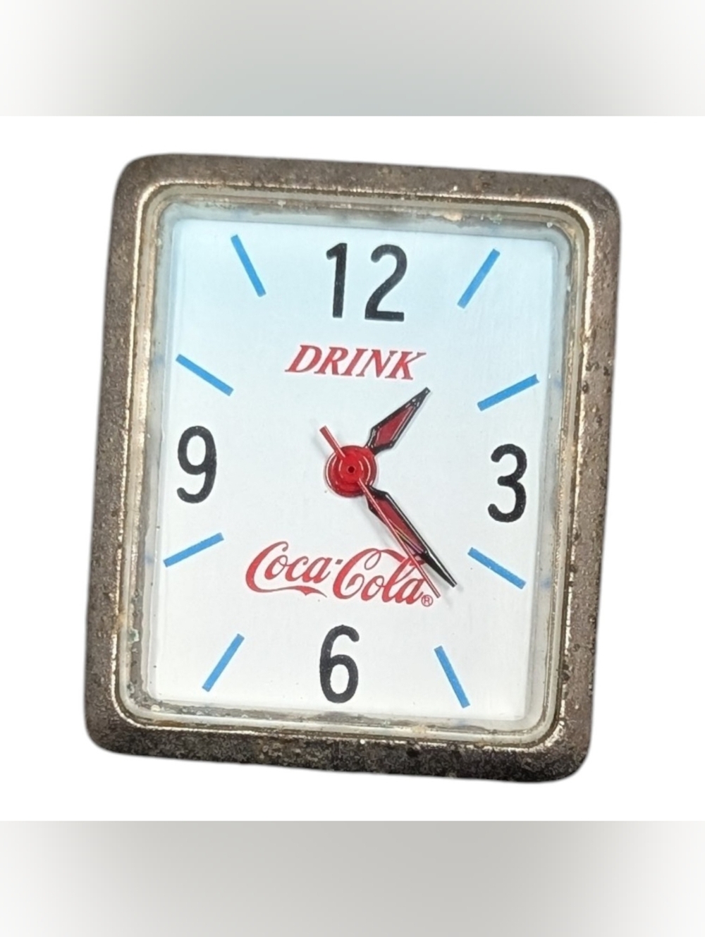 Vintage Metal Bezel Coca-Cola Watch Face